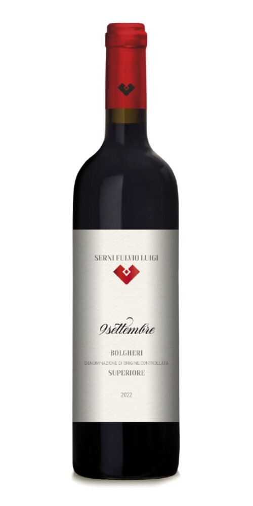 9 Settembre Bolgheri Rosso DOC 150cl
